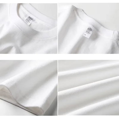 Cristiano Ronaldo Pure Cotton American-Style Streets Both Sexes Fashionable Vintage Print Short-Sleeved T-Shirt