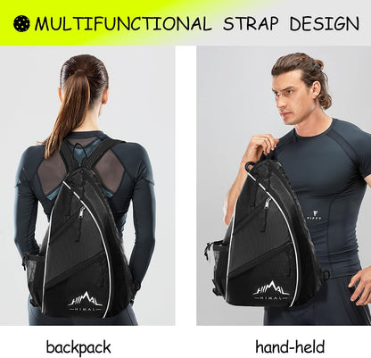 Pickleball Bag Adjustable, Pickleball Backpack with Water Bottle Holder for Men and Women