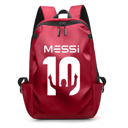 Football Super Stars MESSI Backpack Boy Girl Unisex College Student Backpack Women Men Laptop Teens Student USB Port Rucksack