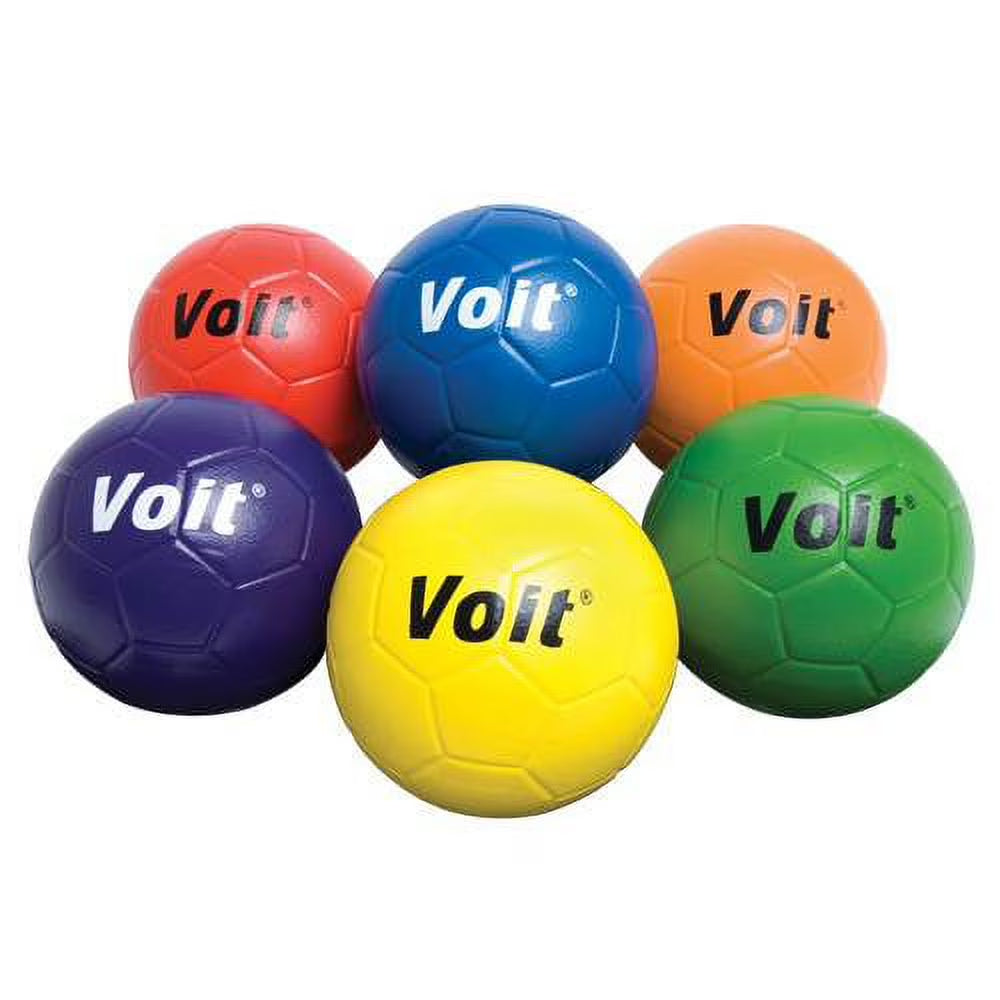 ® Size 5 Tuff-Coated Foam Soccer Ball - Rainbow Set of 6