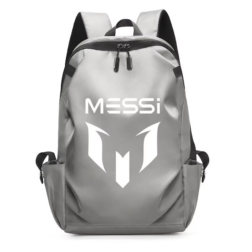 Football Super Stars MESSI Backpack Boy Girl Unisex College Student Backpack Women Men Laptop Teens Student USB Port Rucksack