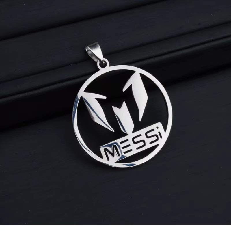 Lionel Messi Stainless Steel Key Chain for Football Fan Soccer Star Keychain Men Boy Gift