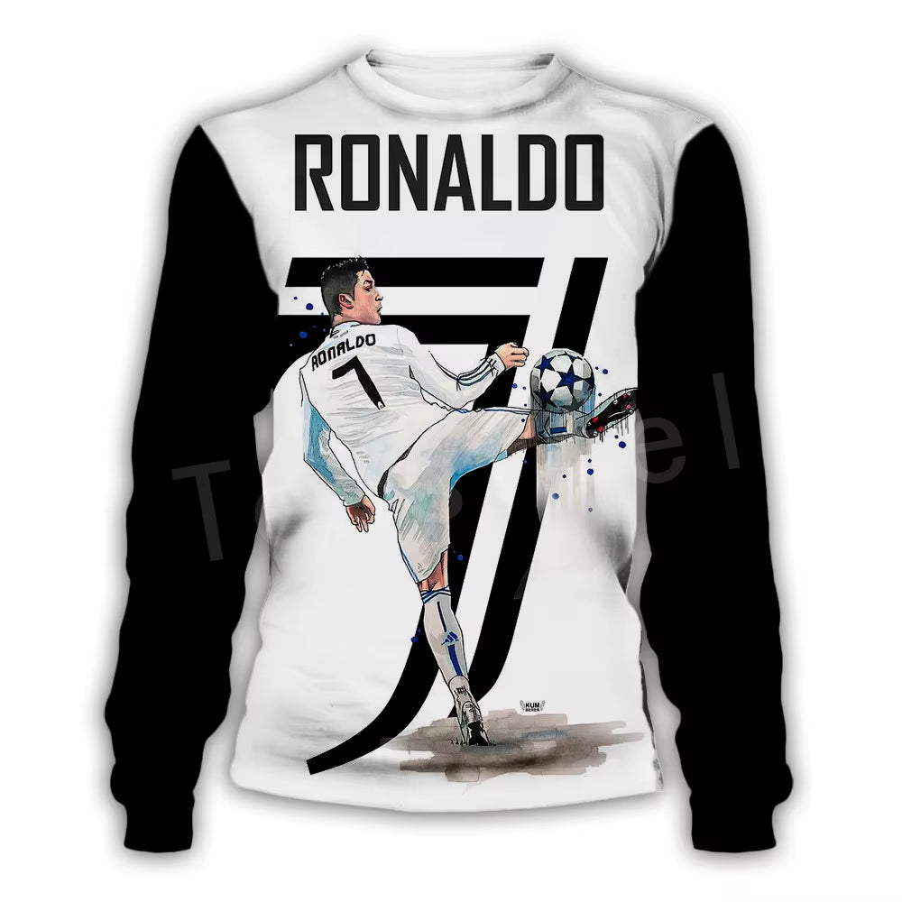 Cristiano Ronaldo Athlete Fitness Sportsman Men/Women Newfashion Streetwear 3Dprint Zip/Hoodies/Sweatshirts/Jacket N-11