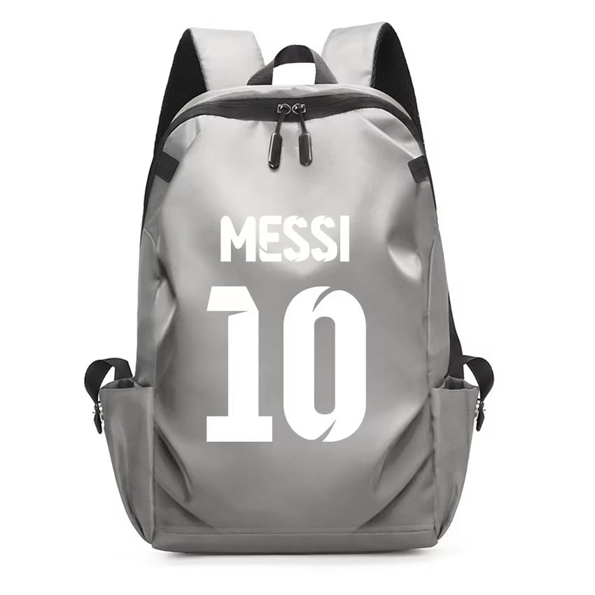 Football Super Stars MESSI Backpack Boy Girl Unisex College Student Backpack Women Men Laptop Teens Student USB Port Rucksack