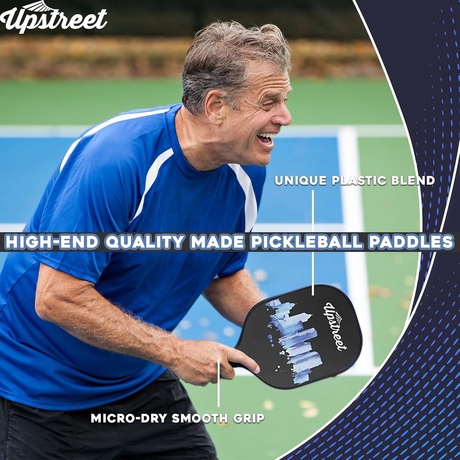 Graphite Pickleball Paddle Set of 2 | Pickle Paddle Pickleball Set | Pickleball Rackets Include Padded Cover, Lightweight Honeycomb Composite Pickleball Paddles for Women & Men, Paddle Racket