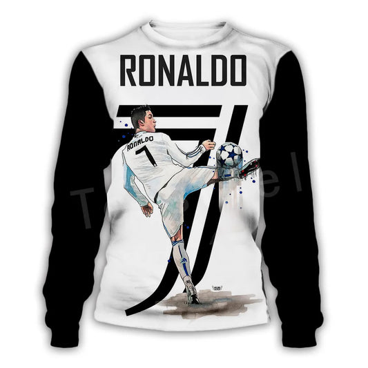 Cristiano Ronaldo Athlete Fitness Sportsman Men/Women Newfashion Streetwear 3Dprint Zip/Hoodies/Sweatshirts/Jacket N-11