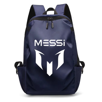 Football Super Stars MESSI Backpack Boy Girl Unisex College Student Backpack Women Men Laptop Teens Student USB Port Rucksack