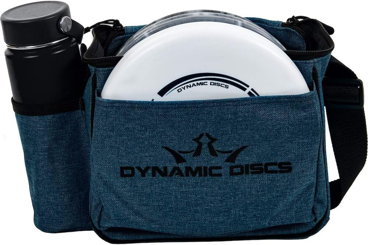 Dynamic Discs Cadet Disc Golf Shoulder Bag | Small Disc Golf Bag, 10-12+ Discs Capacity | Great for Beginners | Lightweight & Durable | Sling over Shoulder to Carry Easily