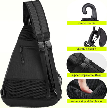 Pickleball Bag Adjustable, Pickleball Backpack with Water Bottle Holder for Men and Women