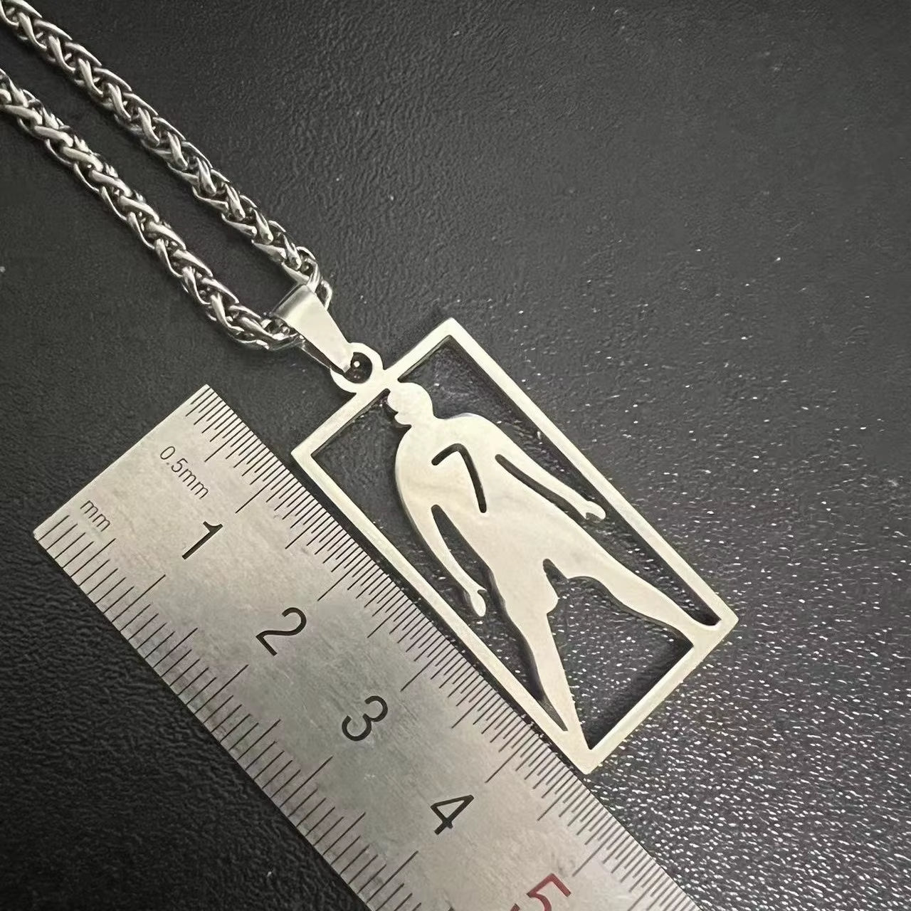 Cristiano Ronaldo Stainless Steel Pendant Necklace for Men Chain Accessories Jewelry Football Soccer Star Gift