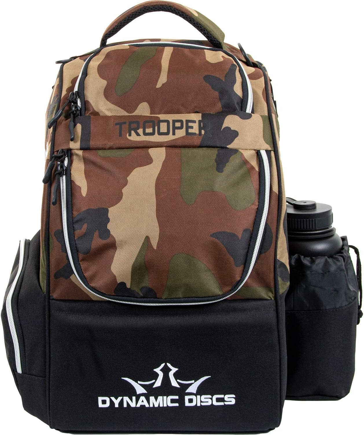 Trooper Disc Golf Bag | Large Frisbee Bags with 18+ Discs Capacity | Lightweight & Durable Backpack | Great Gifts or Disc Golf Accessories for Men | Ideal for Beginners & Pro Players