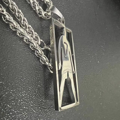 Cristiano Ronaldo Stainless Steel Pendant Necklace for Men Chain Accessories Jewelry Football Soccer Star Gift