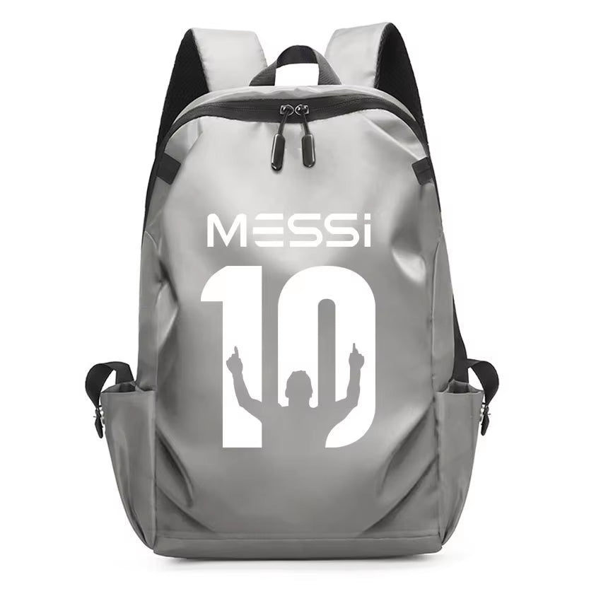 Football Super Stars MESSI Backpack Boy Girl Unisex College Student Backpack Women Men Laptop Teens Student USB Port Rucksack