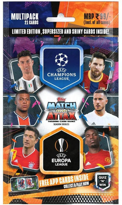 India UEFA Champions League & Europa League TCG 2020/21 - Multi Pack Trading Card Game