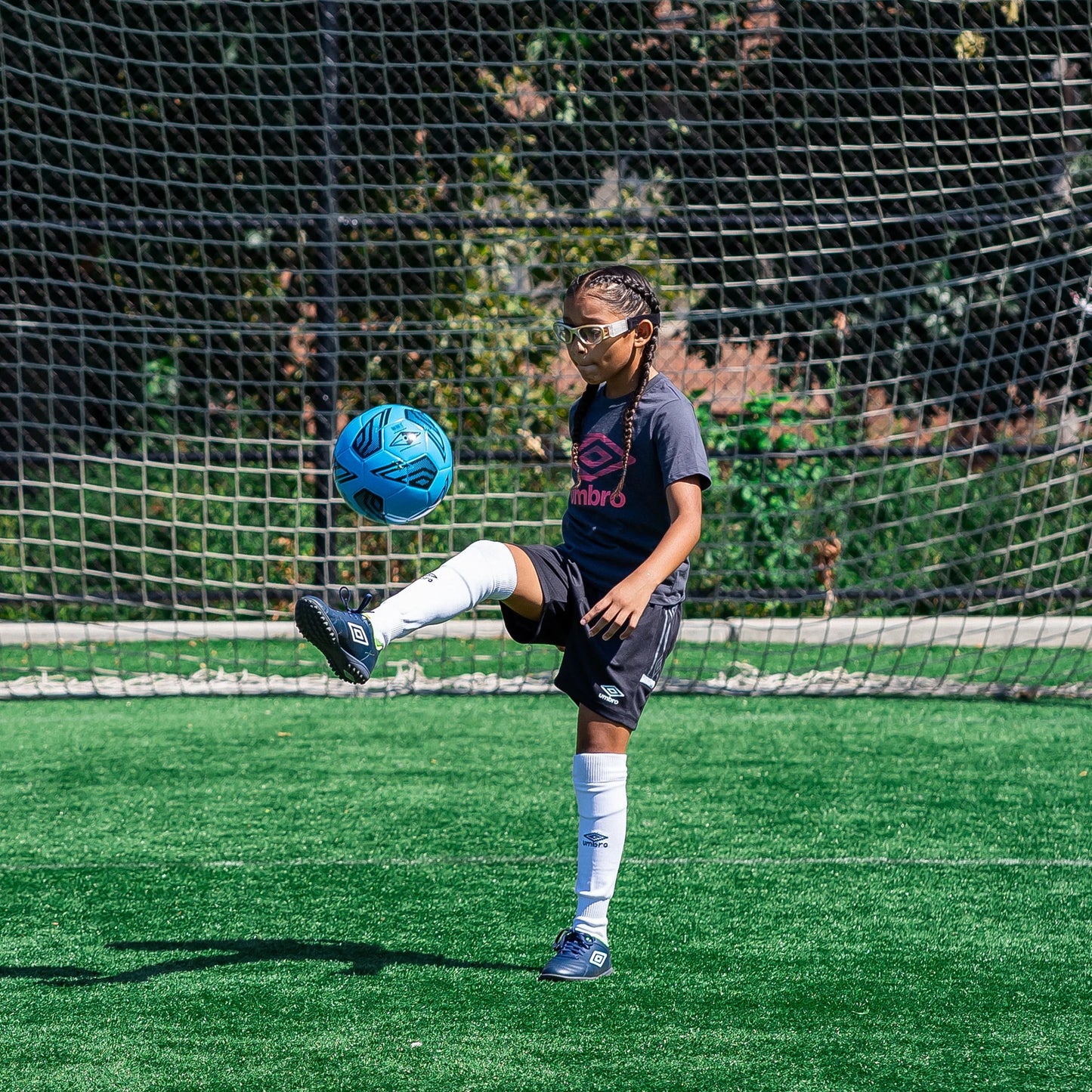 (4 Pack)  Diamond Viper Size 4 Soccer Ball, Blue